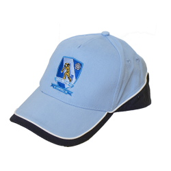 New Junior - Sky Baseball Cap (Embroidered Badge)